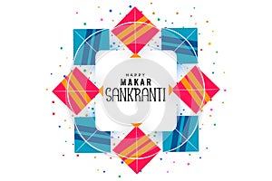 Kites frame for makar sankranti festival