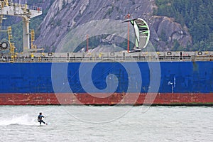 Kitesurfer at Squamish