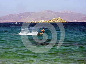 Kiting on Naxos