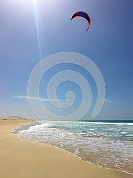 Kiting at Praia de Chaves