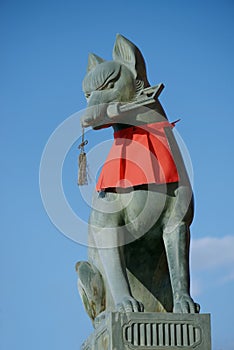 Kitsune Fox at Inari Shrine