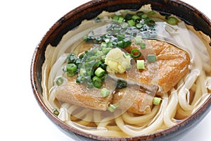 Kitsune udon , japanese noodle dish