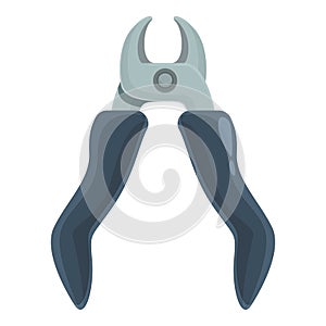 Kitten claw cutter icon cartoon vector. Animal care tool