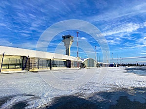 Kittila airport, Finland photo