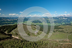 Kitzbuheler Horn hiking route. Tirol, Austria