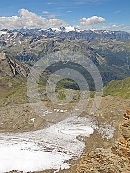 Kitzsteinhorn glacier panorama, Austria