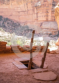 Kiva entrance from above