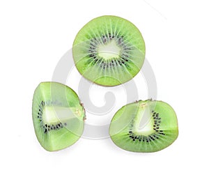 Kivi isolated on white background