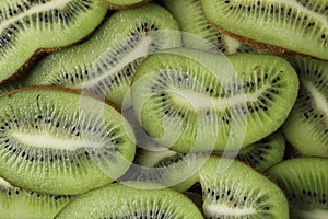 Kiwi is a crappy plan background of food. green food. Vitamin c actinidia seasonal fruits