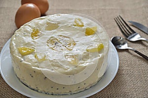 Kiwi Cheese cake