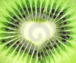 Kiwi fruit close-up