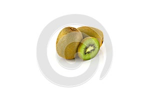Kiwi fruit isolate on white background