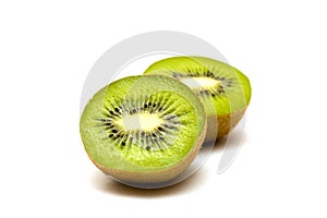 Kiwi fruit isolated on white background