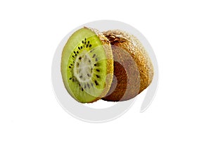 Kiwi Fruit slice isolated