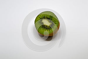 Kiwi Fruit sliced pieces was isolated