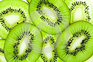 Kiwi fruit slices