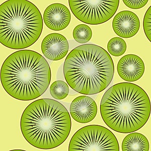 Kiwi fruit.Abstract pattern.