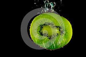 Kiwi fruit in water