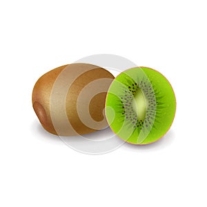 Kiwi Fruits Isolated