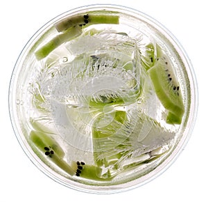 Kiwi in lowball glass