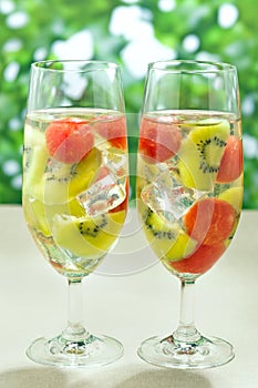 Kiwi Melon Sangria