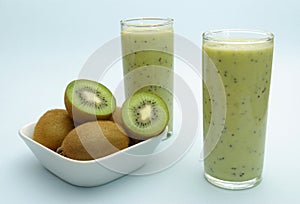 Kiwi milkshake