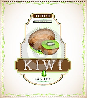Kiwi product label