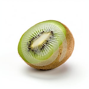 Kiwi Slice Product Photography On White Background