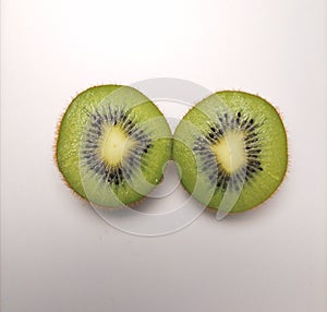 Kiwi on a white background