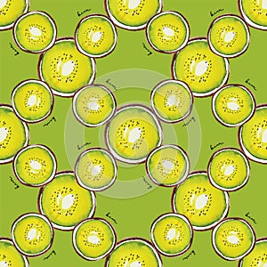 KIWIS SEAMLESS PATTERN REPEAT TILE