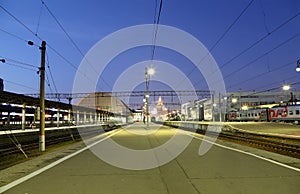 Kiyevskaya railway station (Kiyevsky railway terminal, Kievskiy vokzal) -- Moscow, Russia