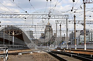 Kiyevskaya railway station (Kiyevsky railway terminal, Kievskiy vokzal) -- Moscow, Russia
