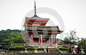 Kiyomizu-dera, officially Otowa-san Kiyomizu-dera, Higashiyama-ku, Kyoto, kansai, Japan