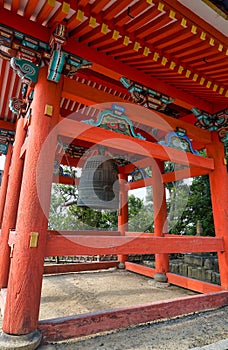 Kiyomizu-dera temple bell tower. Kyoto. Japan
