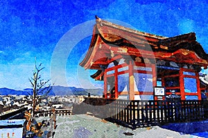 Kiyomizu-dera Temple, Higashiyama, Kyoto, Japan