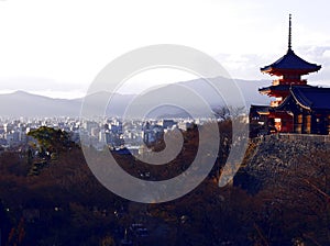 Kiyomizu dera Temple in Kyoto Japan