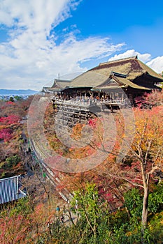 Kiyomizu Dera temple in Kyoto Japan