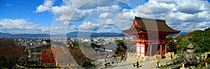 Kiyomizu-dera Temple panoramic