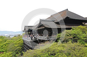 Kiyomizu-dera temple in summer, Kyoto