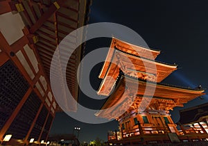 Kiyomizu Temple in Kyoto, Japan.