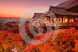 Kiyomizu Temple of Kyoto, Japan photo