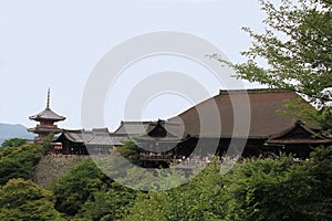 Kiyomizudera or Pure Water Temple in Kyoto