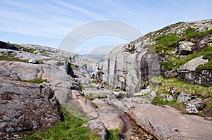 Kjerag mountain in Norway