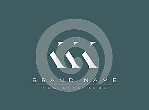 KKK abstract letter logo design