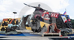 KKK monument at downtown in Manila, Philippines