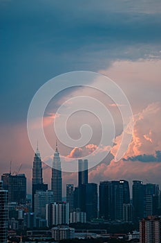 KL CITY VIEW IN VERTICAL