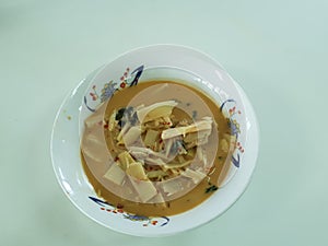 Klaeng bambooshoots inthe cup