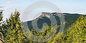 Klak hill from Revan hill in Mala Fatra mountains in Slovakia