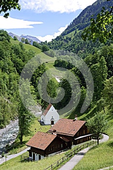 The Klaus chapel a famous Swiss pilgrimage resort photo