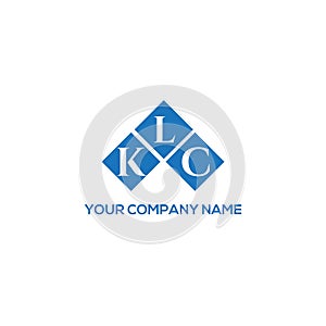 KLC letter logo design on WHITE background. KLC creative initials letter logo concept.